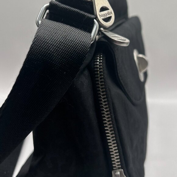 Baggallini Black Multi-Compartment Organizer Shoulder Bag! - Picture 4 of 5